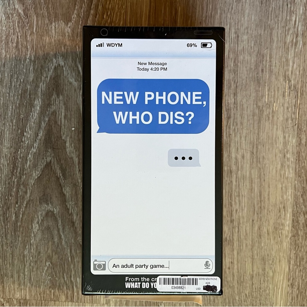 NWT Sealed NEW PHONE, WHO DIS? Adult Party Game by What Do You Meme?